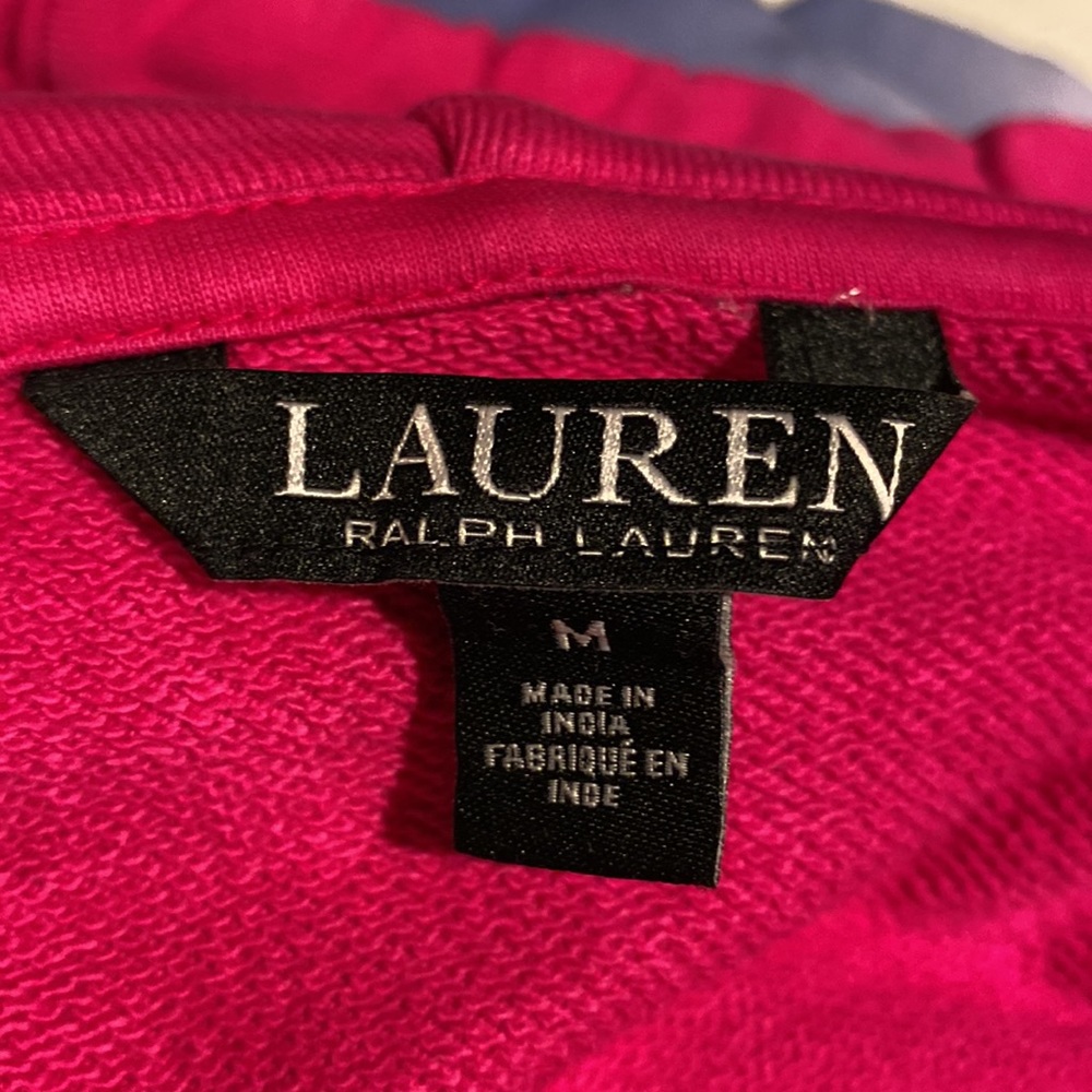 Ralph Lauren Dip Dye French Terry Hoodie M - Picture 8 of 10